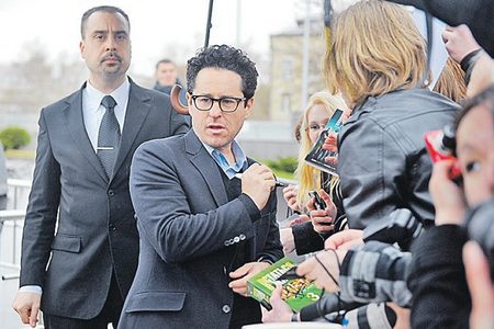 Actor Andrey Da! with J.J. Abrams (Movie Director, Producer)