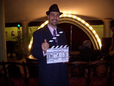 Actor Andrey Da! with ClapperBoards