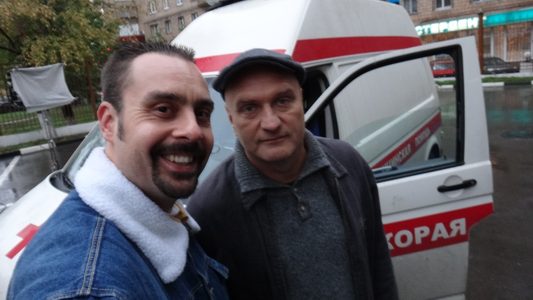 Actor Andrey Da! with Aleksandr Baluev (Russian Actor)