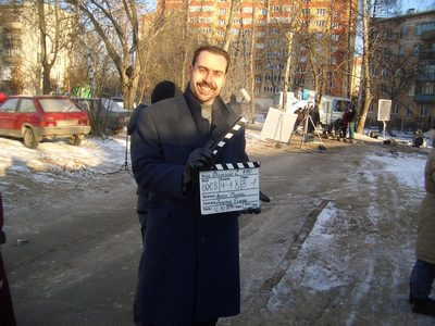 Actor Andrey Da! with Clappers