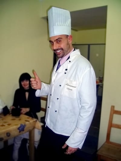 Actor Andrey Da! as a Cook