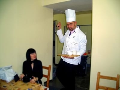 Actor Andrey Da! as a Cook