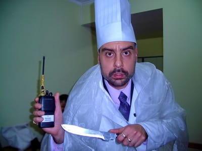 Actor Andrey Da! as a Cook