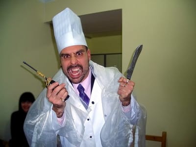 Actor Andrey Da! as a Cook