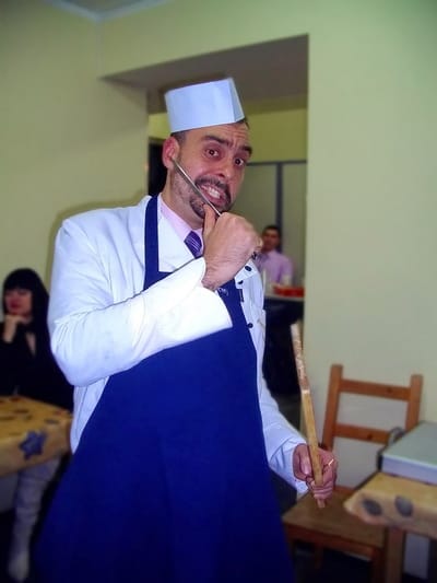 Actor Andrey Da! as a Cook