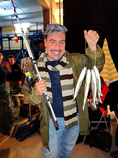 Actor Andrey Da! as a Fisher