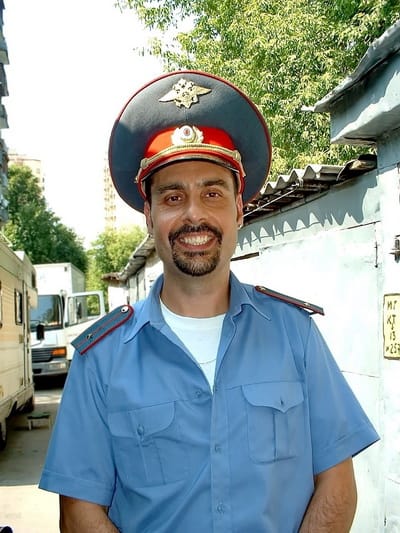 Actor Andrey Da! as a Police Officer