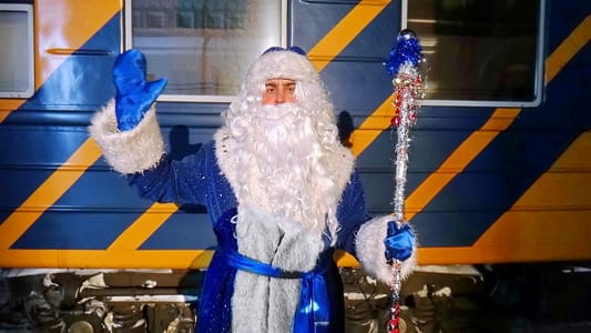 Actor Andrey Da! as a Santa Claus