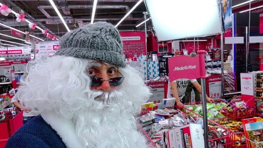 Actor Andrey Da! as a Santa Claus