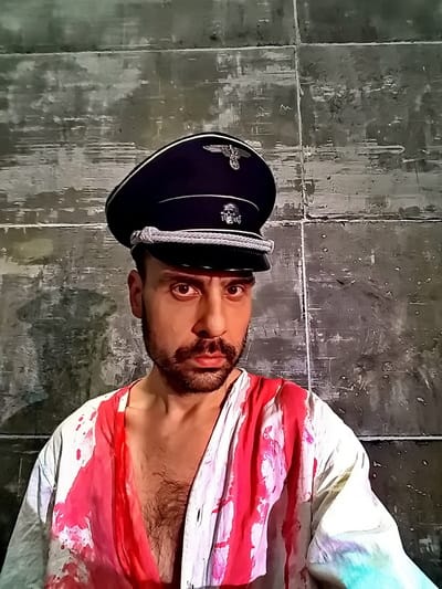 Actor Andrey Da! as a Soldier