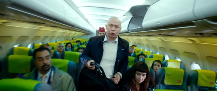 Actor Andrey Da! as Passenger in ‘Christmas Trees 3’ (Yolki 3, Elki 3) Movie Stills