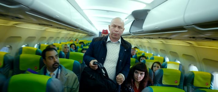 Actor Andrey Da! as Passenger in ‘Christmas Trees 3’ (Yolki 3, Elki 3) Movie Stills