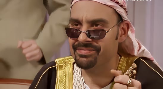 Actor Andrey Da! as Arab Sheikh - Head of a Leading Wine Business in ‘Marussia’ Season 1. Episode 77. (Marusya) Movie Stills