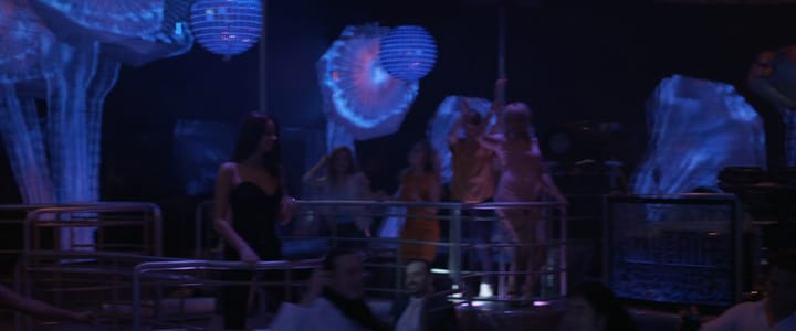 Actor Andrey Da! as Oligarch in a Nightclub in ‘Moscow Never Sleeps’ (Moskva Nikogda Ne Spit) Movie Stills