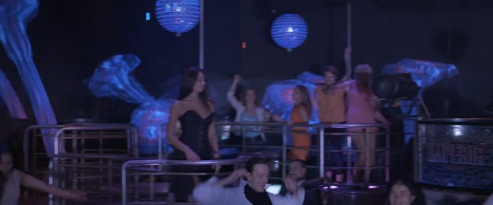 Actor Andrey Da! as Oligarch in a Nightclub in ‘Moscow Never Sleeps’ (Moskva Nikogda Ne Spit) Movie Stills